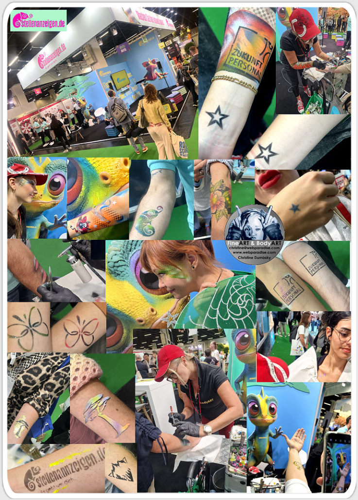 stellenanzeigen.de airbrushtattoos airbrush best of live livemalerei messek&uuml;nstler messek&uuml;nstlerin top 10 best of zukunft personal k&ouml;ln messe 