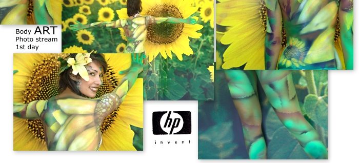 HP Tenerifa Event BODY ART with Christine Dumbsky