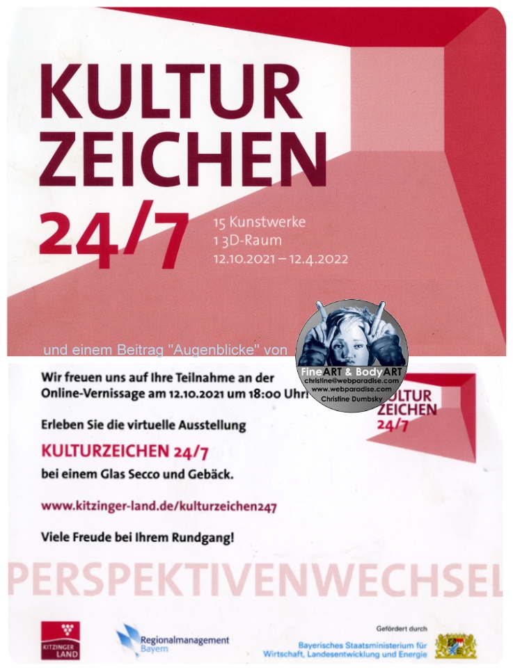 kulturzeichen Bayerisches Staatsministerium featuring Christine Dumbsky