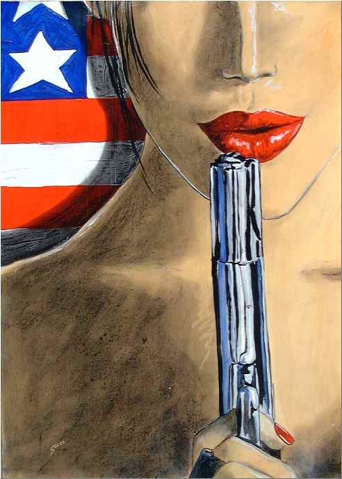 If you happen to get a chance to listen to that Aerosmith song: Jeanny got a gun ...