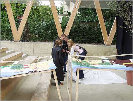 a bit difficult, since we artists were not really  prepared to do this job