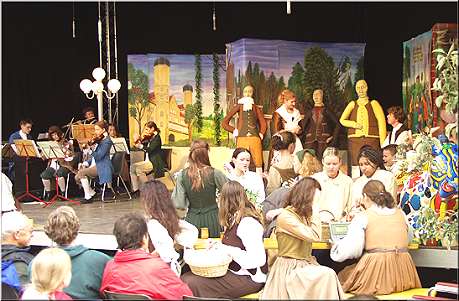 Aufführung von Joh. Seb. Bach's Bauernkantate