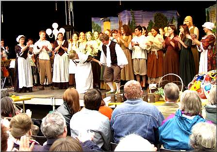 Aufführung von Joh. Seb. Bach's Bauernkantate