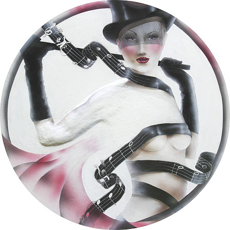 Cabaret - in spired by that song of Liza Minelli, what good is sitting alone in your room painted by Christine Dumbsky