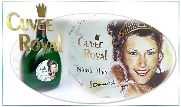 Winebottle lable by Christine