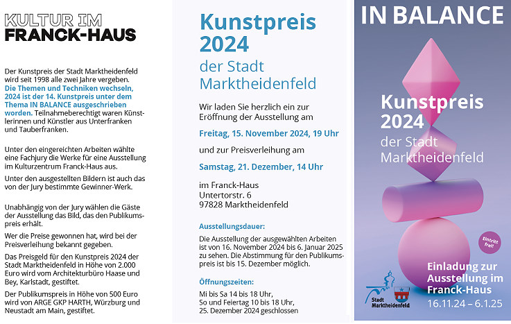 Kunstpreis Christine Dumbsky Stadt Marktheidenfeld