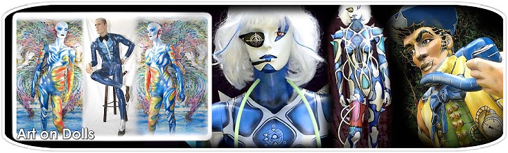 Schaufensterpuppen, Puppen, Art on Dolls, art on sculptures, Figurengestaltung, Live, Actionpainting, Bodypainter, Bodypainterin, Bodypainting, Bodypaintings, BodyART, Bodypaint, bodypaints, Krpermalerei, koerpermalerei,customdesign, produktgestaltung, live produktgestaltung, malen auf kundenprodukte, Carpainting, cartattoo, cartato, cartatto, cartatttoo, messemalerei, airbrush, autobemalung, airbrushmalerei, airbrusher, airbrusherin, designerin, Messeknstler, Messekuenstlerin, Messeknstlerin, Christine Dumbsky, www.webparadise.com