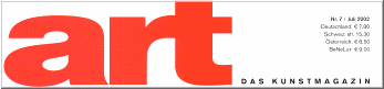 The most famous artmagazin in Germany