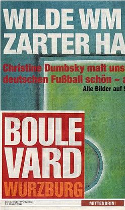 pressreaction, yellow press, press article, fussball presse, fussballbodypainting