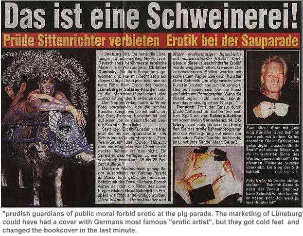 Scandal! prudish moral judges do permit erotic at the Event!