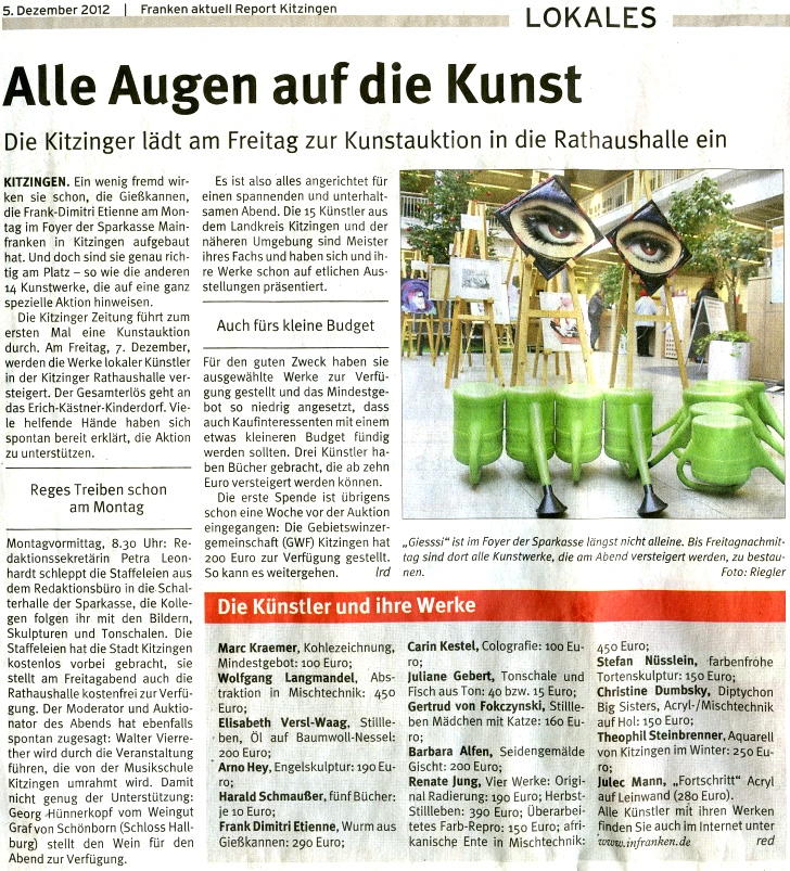 Spendenaktion Kitzinger Zeitung - f�r Erich-K�stner-Kinderdorf