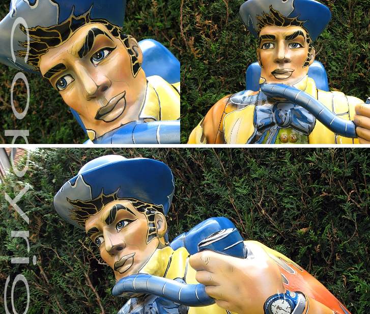 Leineweber, Skulptur, sculpture, painted skulptures, desingerfigur, dekofigur, dekofiguren, lebensgrosse Figur, Figuren, Gartenzwerg, Gartenskulptur, Tourismusevent, Skulpturenevent, bemalte Figur, L & S Oberfl&auml;chentechnik, L&S Oberflaechentechnik, Surfacetechnique, airbrush, airbrushgestaltung, art on sculptures, Kunstfigur, k&uuml;nsterlische Figur von Christine Dumbsky