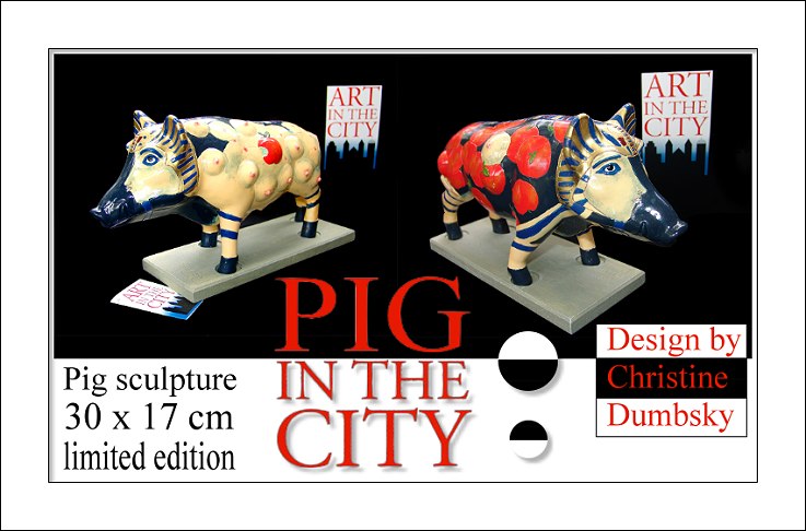 New - you may order this exclusive egypt pig sculpture now. Neu! Sie können jetzt diese exklusive Schweineskulptur bestellen!