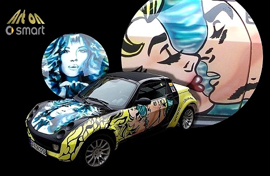Kunst auf Autos