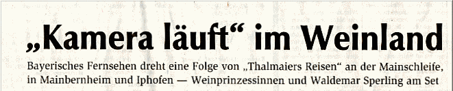 newspaper article about the filming