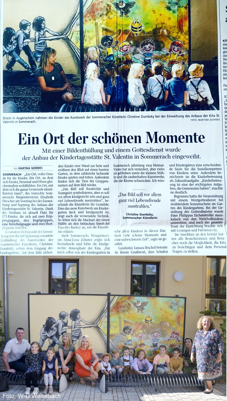 Wandgestaltung Kindergarten, auch Live buchbar f&uuml;r Events oder f&uuml;r Innenr&auml;ume, Wandmalerei, Illusionsmalerei, Wandverkleidungen, Garagengestaltungen, Fassadengestaltung uvm.