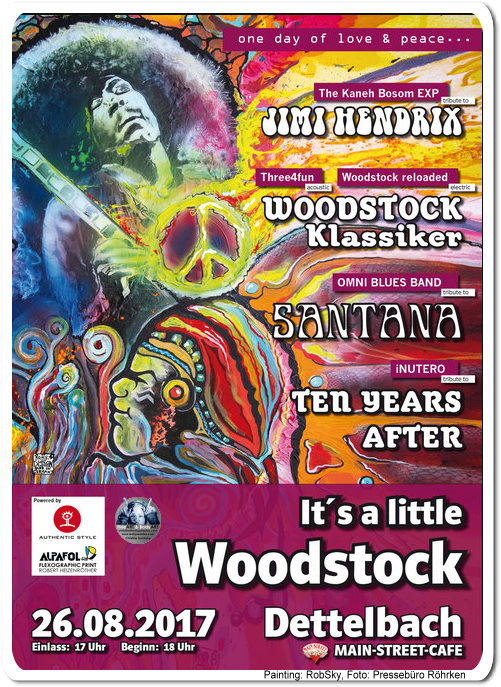 little woodstock - poster by robsky