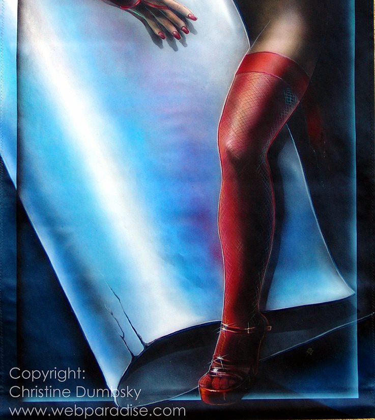 Passion, Leidenschaft, Beruf und Berufung, my profession is my passion, what passion means, visualisized passion, visualisierte Leidenschaft, der richtige Pinselstrich, Malerei, Frauenbilder von Christine Dumbsky