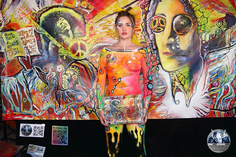 bodypainting bodypaint woodstock music saure dumbsk3732